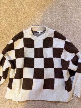 Checkered Sweater